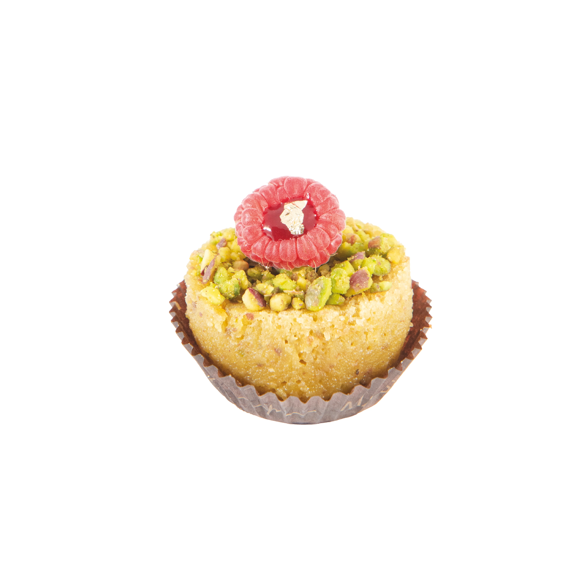 Mini pistache framboise